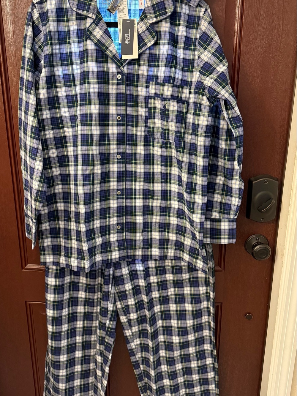 🛍🛍 BRAND NEW!! POLO RALPH LAUREN 2-PC Pajamas PLUS headband 🛍️🛍️